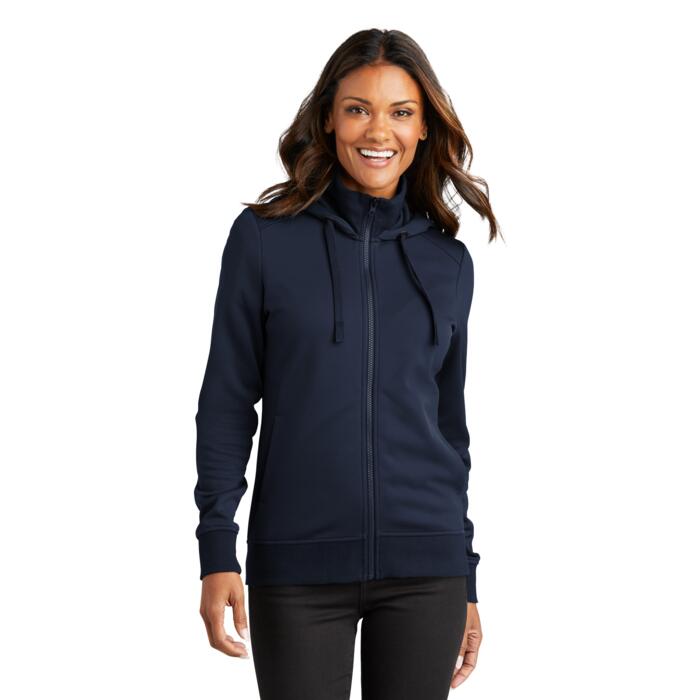 Women's Smooth Fleece Hooded Jacket Thumbnail