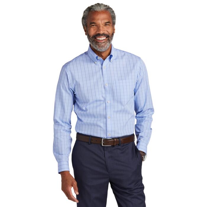 Wrinkle Free Stretch Patterned Shirt Thumbnail