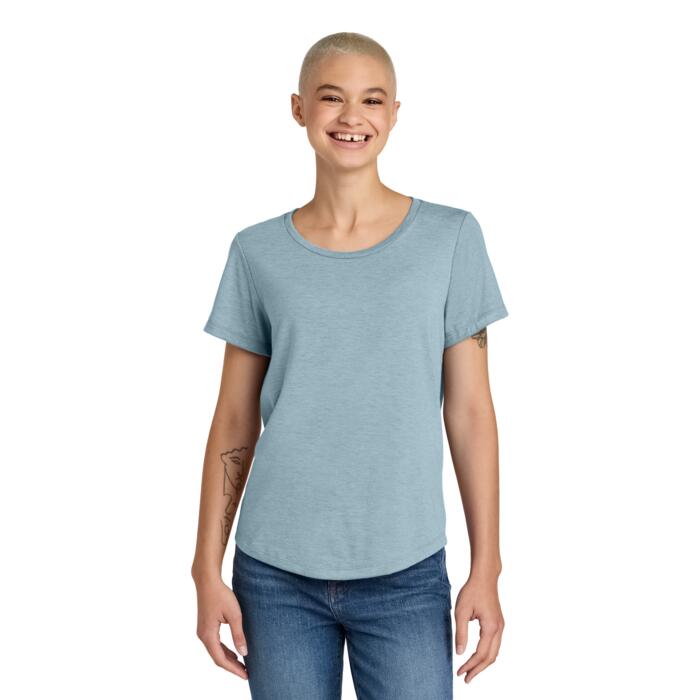 Women's Relaxed Tri Blend Scoop Neck Tee Thumbnail