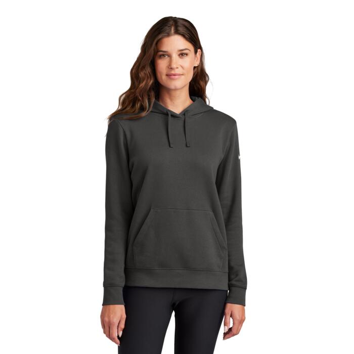 Women's Club Fleece Sleeve Swoosh Pullover Hoodie Thumbnail