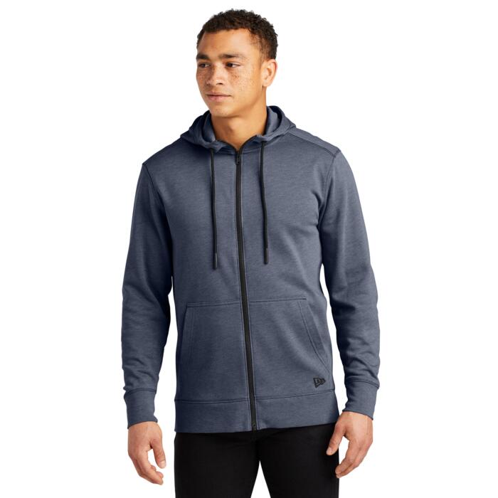 Tri Blend Fleece Full Zip Hoodie Thumbnail