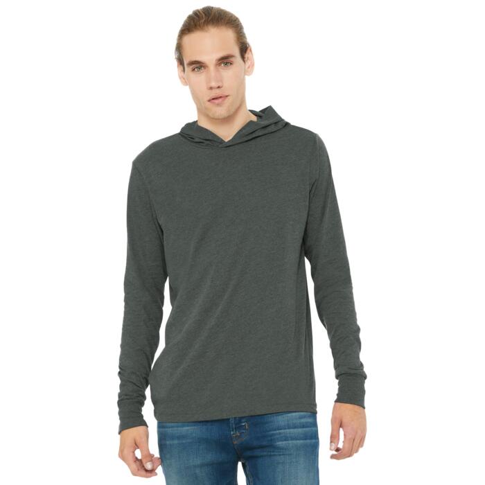 Unisex Jersey Long Sleeve Hoodie Thumbnail