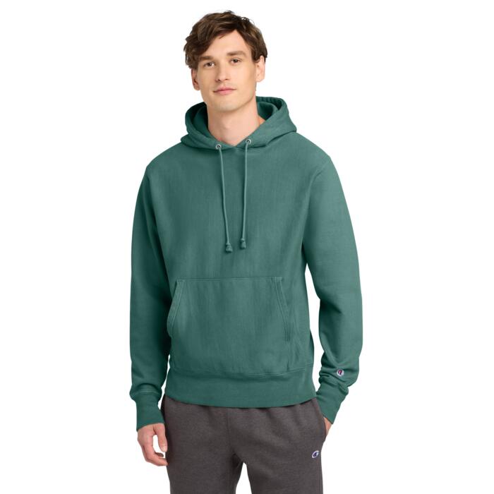 Reverse Weave ® Garment Dyed Hooded Sweatshirt Thumbnail