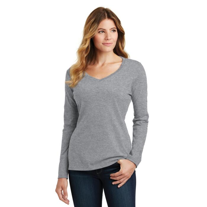 Women's Long Sleeve Fan Favorite V Neck T-Shirt Thumbnail