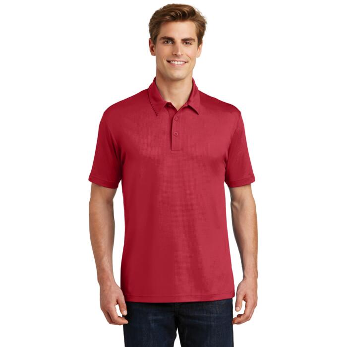 Embossed PosiCharge ® Tough Polo ® Thumbnail