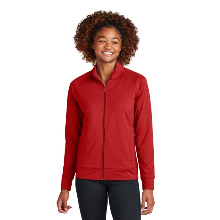 Ladies Sport Wick ® Stretch Full Zip Cadet Jacket Thumbnail