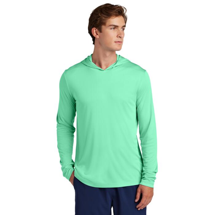 Posi UV® Pro Hooded T-Shirt, Long-Sleeve Thumbnail