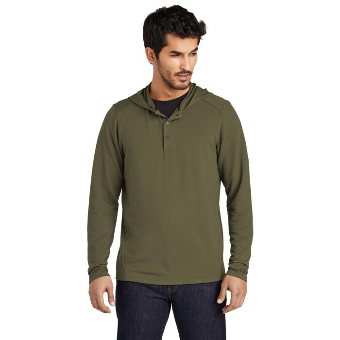 Luuma Flex Hooded Henley Thumbnail