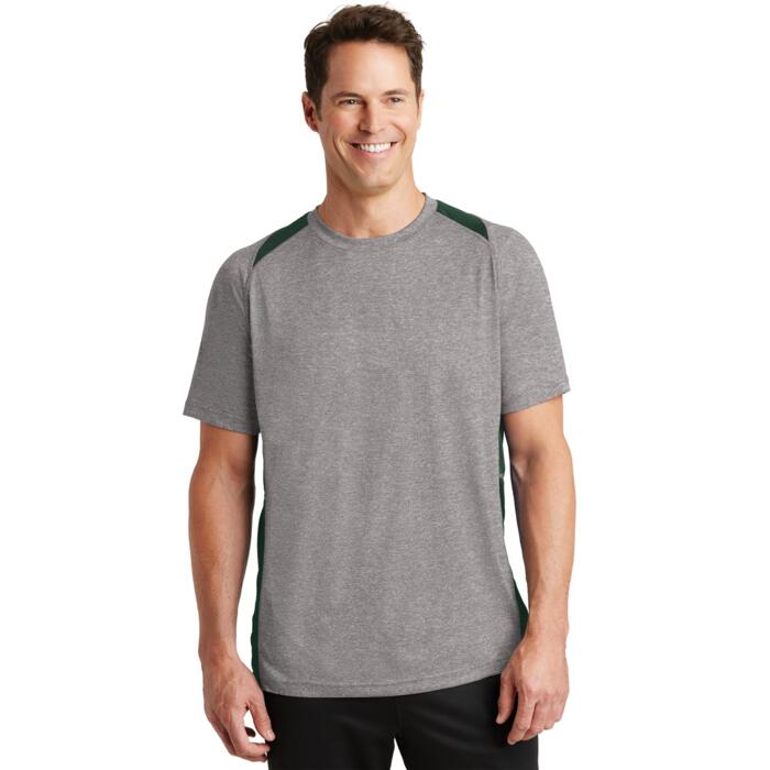 Heather Colorblock Contender Tee Thumbnail