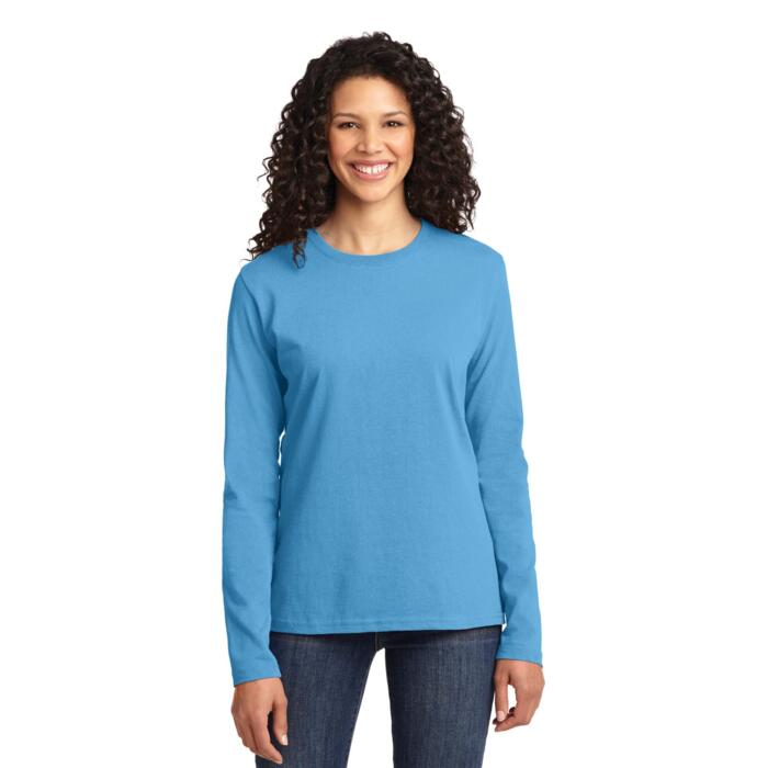 Women's Long Sleeve Core Cotton Tee Thumbnail