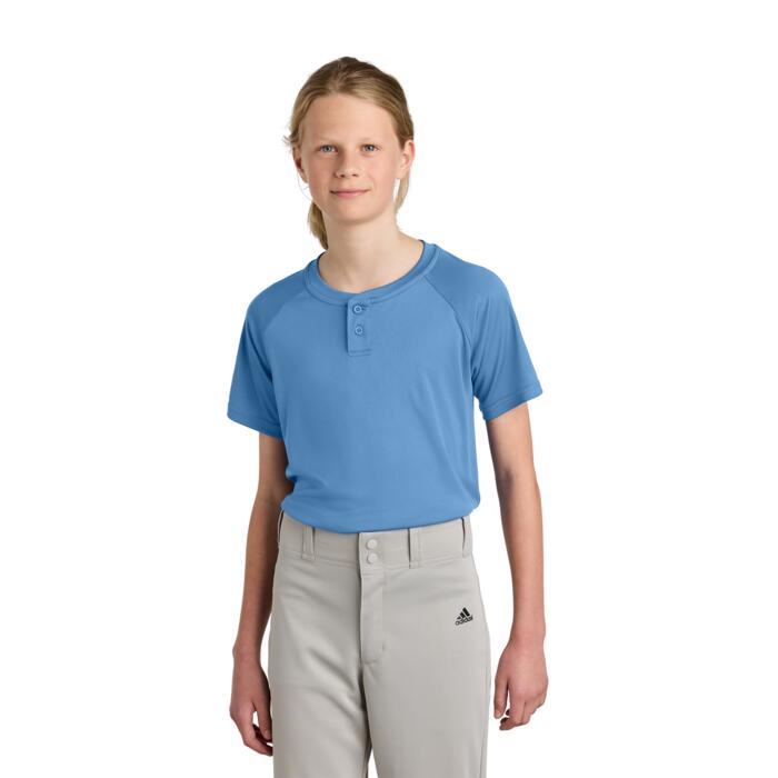 BFP - Youth PosiCharge ® Competitor 2 Button Henley Thumbnail