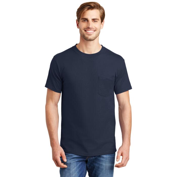 Beefy T ® 100% Cotton T Shirt with Pocket Thumbnail