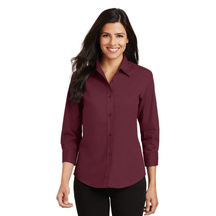 Women's Easy Care Shirt, 3/4 Sleeve Thumbnail