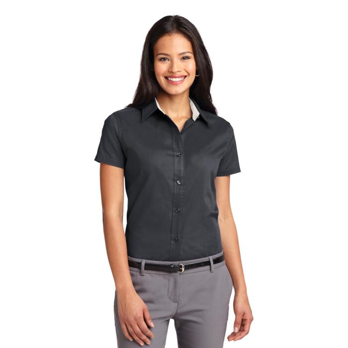 P13 EMB - Women's Easy Care Shirt, Short-Sleeve Thumbnail
