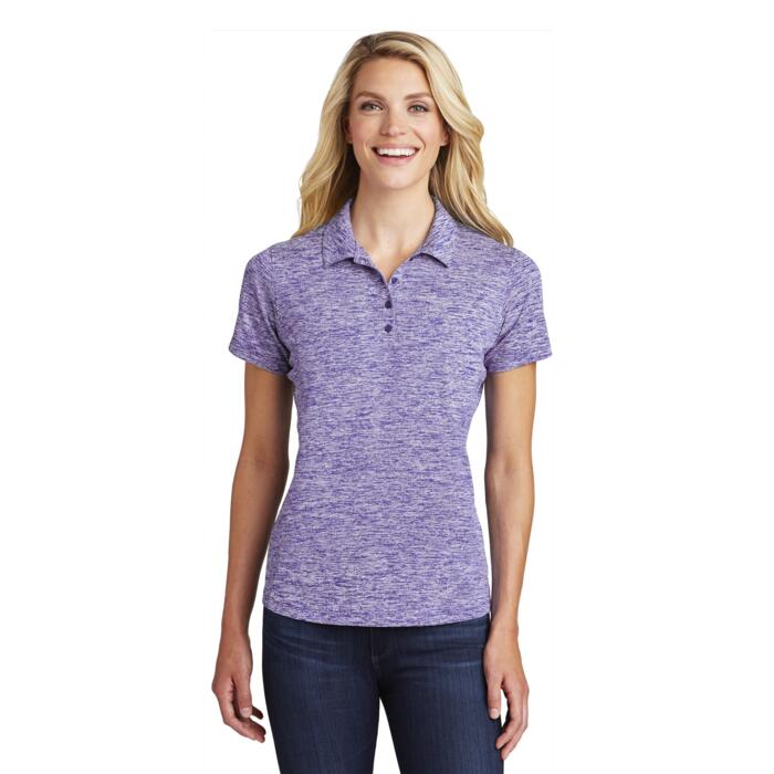Women's Electric Heather Polo Thumbnail