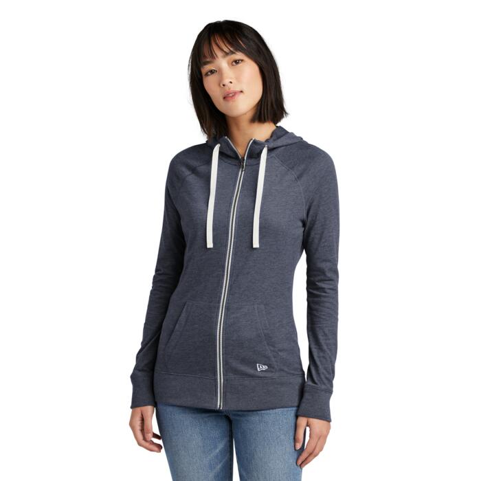 Women's New Era® Sueded Cotton Blend Full-Zip Hoodie Thumbnail